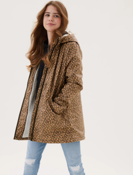 Joules storm deals print parka